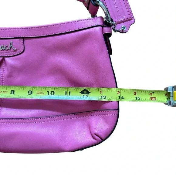 Coach Pink Crossbody Purse Bag Duffle Leather NWT - Picture 10 of 12